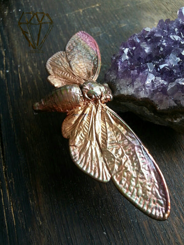 Cicada Double Finger Ring