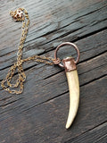 Antler and Labradorite Necklace