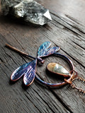 Dragonfly and Labradorite Necklace