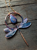 Dragonfly and Labradorite Necklace