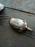 Purple Labradorite Necklace