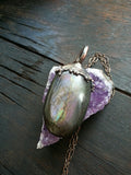Purple Labradorite Necklace