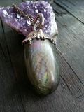Purple Labradorite Necklace