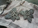 Lace Rose Earrings