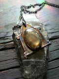 Labradorite Gravestone Pendant