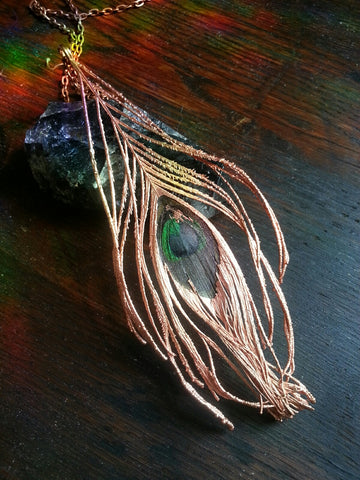 Peacock Feather Pendant