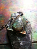 Labradorite Gravestone Pendant
