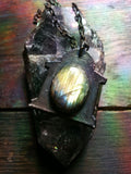 Labradorite Gravestone Pendant