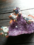 Peacock Ore Ring size 7