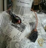 Rhinoceros Beetle and Kyanite Neck Loop